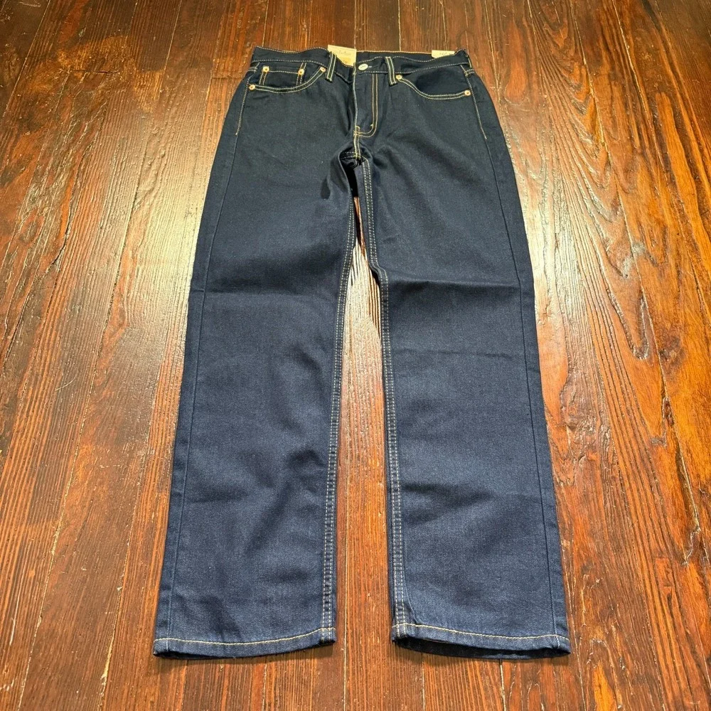 NWT Levis 514 Jeans Mens 30x30 Blue Dark‎ Wash Straight Leg Stretch Denim Pants